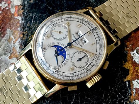 patek philippe 1518 yellow gold|Patek Philippe ref 1518.